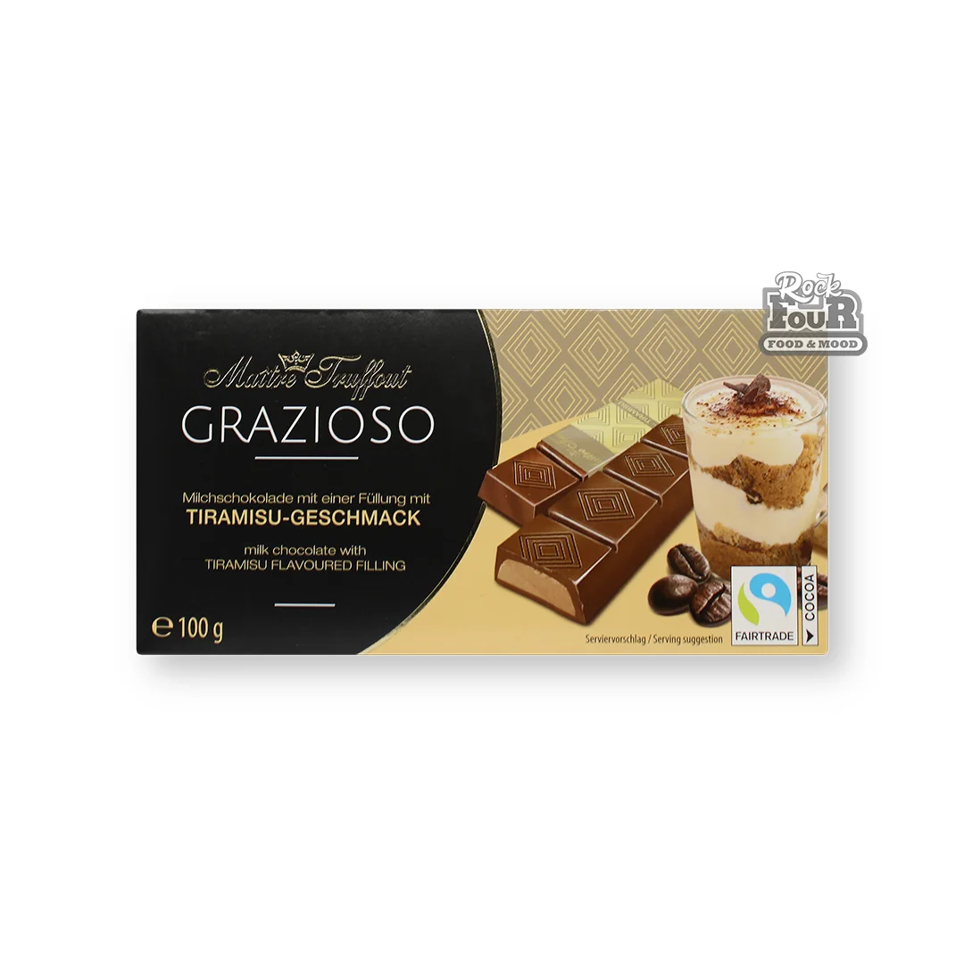 Chocolate "Maitre Truffout Grazioso" tiramisu-flavored 100g